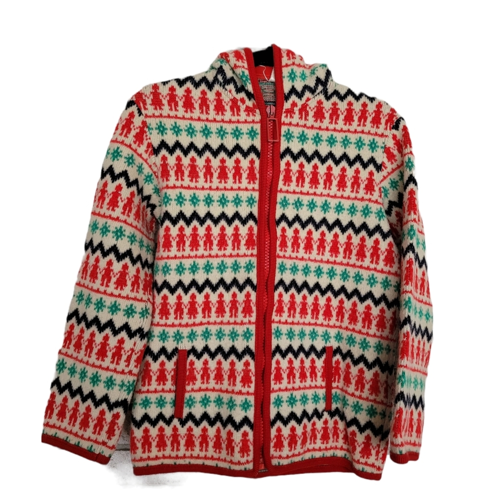 HELLAS hit reine schurwolle sweater jacket Zip up